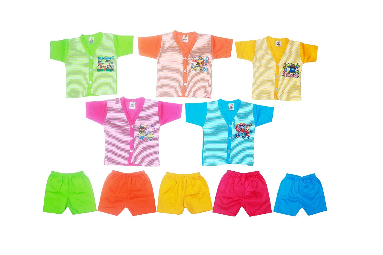 Combo of New born baby dress set of 5