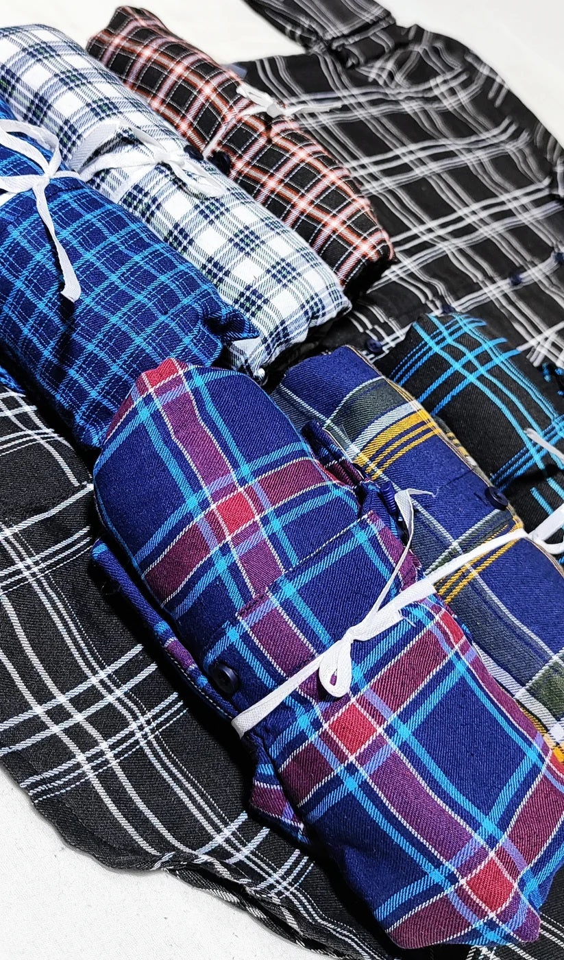 Combo of 6 Cotton Checked Shirts Rs. 999 Only