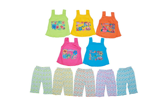 Combo of New born girl baby frock set of 5