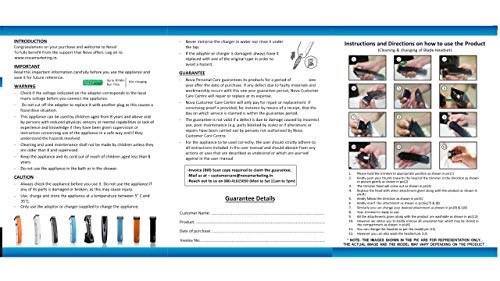 NHT-1045 Rechargeable Cordless: 30 Minutes Runtime Beard Trimmer for Men Nova (Device Of Man) PN-527 Rechargeable Trimmer For Men (Black) Nova Rechargeable Cordless: 30 Minutes Runtime Beard Trimmer for Men