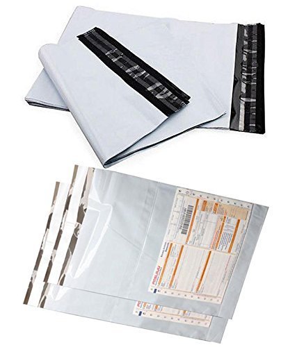 Ccourier bags/sales envelopes Polybags for Shipping/Packing covers with POD Jacket 55 microns secured courier bags (Pack of 100)