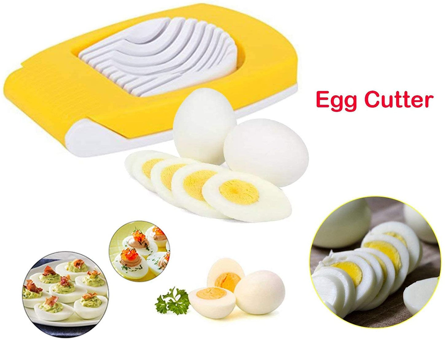 Egg Cutter, Egg Slicer, Boiled Eggs Cutter, Stainless Steel Cutting Wires