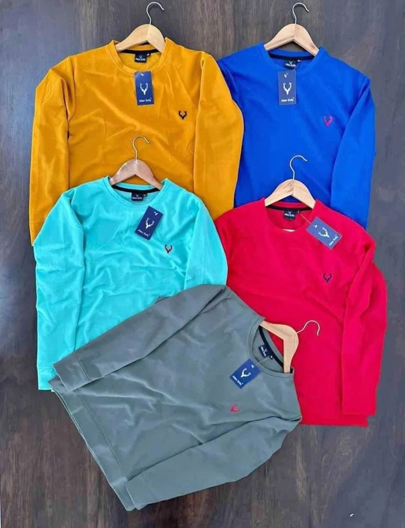 Combo of 5 Premium Full Sleeve Allensolly T Shirts Rs. 999 Only