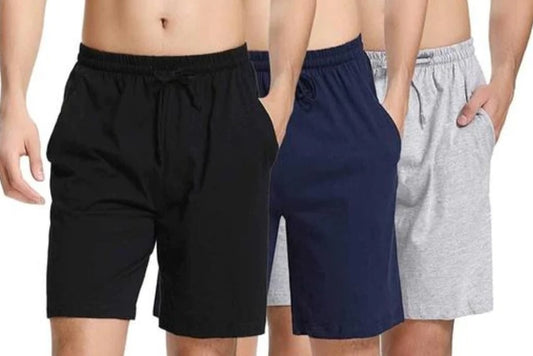 Combo of 3 Plain Shorts Rs. 499 Only - Free Size